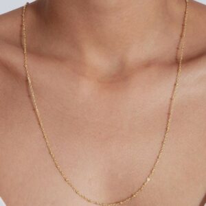 COLAR JOYCE MINI ELOS DOURADO | BANHO OURO 18K