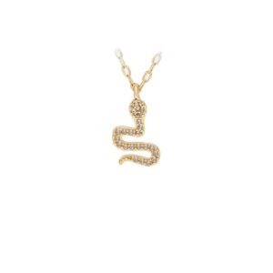 Pingente Snake Dourado | Banho Ouro 18k