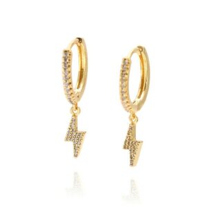 Argola Ray Dourada | Banho Ouro 18k