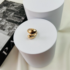 Anel Bella Ajustável Dourado | Banho Ouro 18k