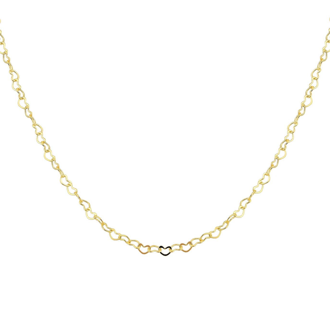Choker de Elo Coração | Banho Ouro 18k - Imagem 3