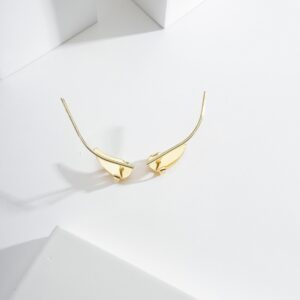 Ear Cuff Liso | Banho Ouro 18k