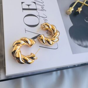 Argola Trasy | Banho Ouro 18k