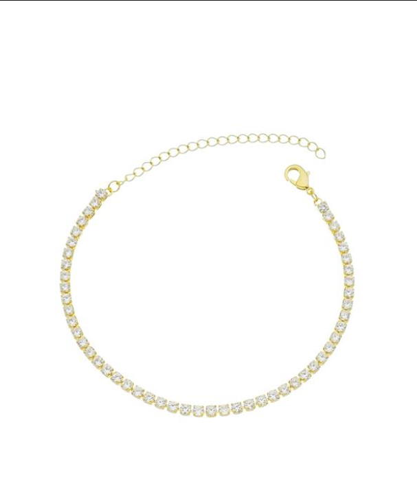 Pulseira Riviera 2mm | Banho Ouro 18k - Imagem 3